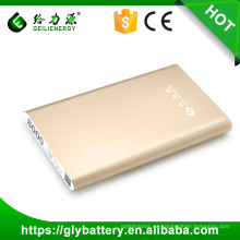 GLE-P9 Comercio al por mayor 8000mah DC 5V Li-polímero recargable cargador de batería